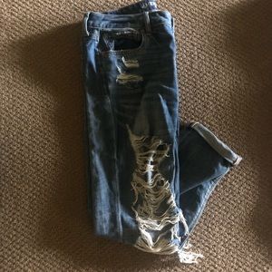 Baggy Destroyed Boyfriend Jeans